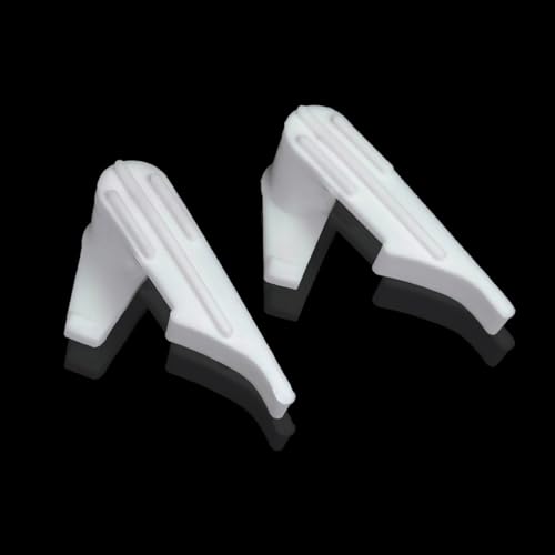 Hebillas de fijación para lámparas LED de techo, pack de 100 piezas de plástico blanco 5