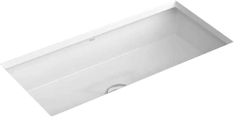 Cuba Embutir Retangular 590x305mm Branco Gelo Deca