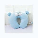 LIAIHONG Cartoon U-förmige Kissen Nackenkissen Siesta Kissen Reisekissen blau 03 28 * 26 * 8