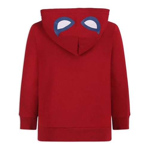 Marvel Spider-Man Boys Pullover Hoodie for Toddler and Big Kids Dark Red3