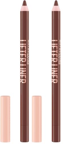 Image of Maybelline Lifter Liner Lip Liner Pencil with Hyaluronic Acid, Cross The (Pack of 2)