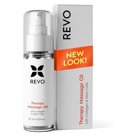 REVO Anti Cellulite Massage Oil Infused with Collagen & Stem-Cells for More Elastic, Tighter Skin Cover
