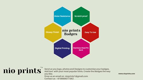 Image of Wedding Badges (props)|Batches for Wedding, Bachelor party, Reception party and Events| Pin Button Badges |Multicolour| Size 58mm