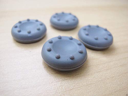 Image of 4 x Silicone Analog Joystick Thumbstcks Thumb Stick Grips Caps Cover for PS4 PS3 Xbox One Xbox 360 PS2 Controllers (Grey)