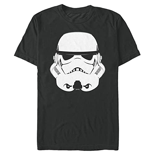 T-Shirt Star Wars Casque Trooper Homme Anti Déformation en Coton