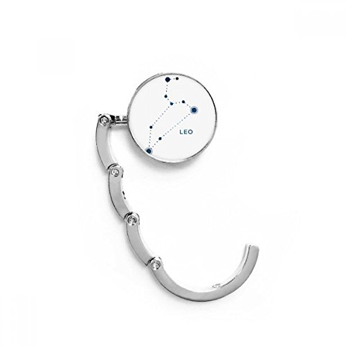 Porte pliable 4,4 x 4,4 cm multicolore avec motif constellation du Lion pour sac à main