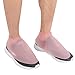 Couvre-chaussures de coupe de cheveux, protecteurs de chaussures lavables en silicone couvre-chaussures antidérapants élastiques pour coiffeur et barbier(Rose)