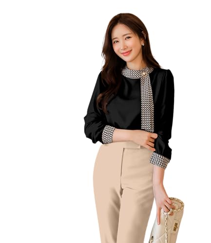Image of GG Style Women Western Printed Cuff Collar Tops
