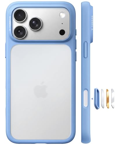 Image of TORRAS Shockproof Case for iPhone 17 Pro Max, 12FT Protection, Light Blue