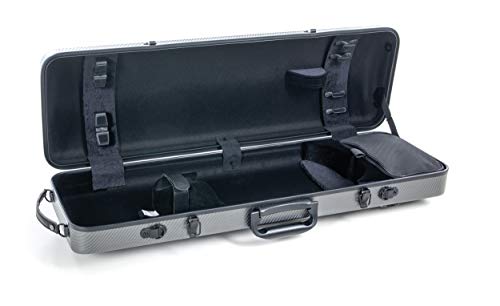 PURE GEWA Violinkoffer Polycarbonat 2.4 für Größe 4/4 grau