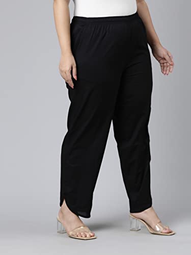 Image of GO COLORS Women Mid Rise Cotton Dhoti Pant