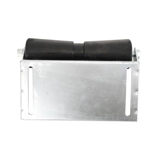 12 Inch Boat Trailer Roller with Brackets, Keel Roller Assembly Kit for Trailer Yachts Boat, Steel Material