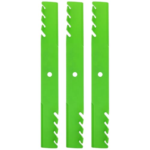 8TEN LawnRAZOR Blade for Bad Boy ZT CZT Elite AOS Compact Diesel Maverick 038-6003-00 60-Inch Toothed Mulching 3 Pack