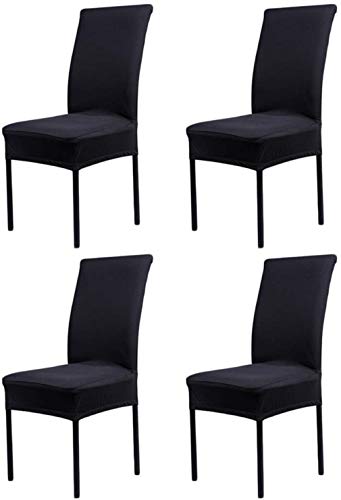 HMwish Fundas para sillas Pack de 4 Elástico Fundas sillas Comedor Extraíble Fundas Elásticas, Cubiertas para sillas