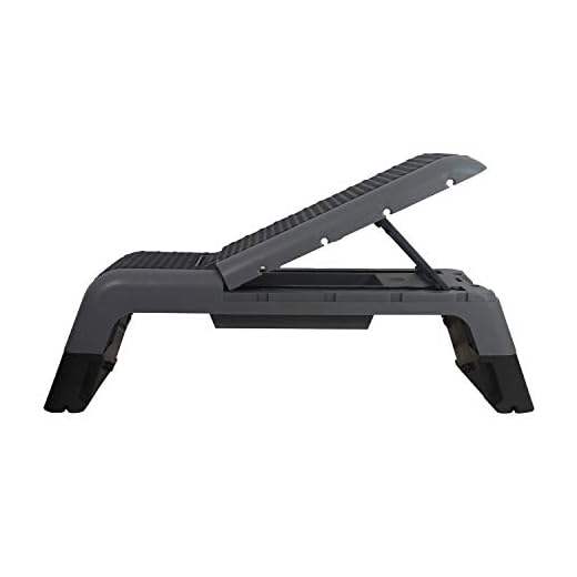 Fitness First Aerobic Step Combo Bench, Black