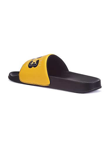 Image of hummel TREFF MEN SLIDERS Comfortable Cushioned Sole Arch Support Durable Lightweight Flexible Trendy Style Flip flops and Slippers Slides for Men Daily use Chappal