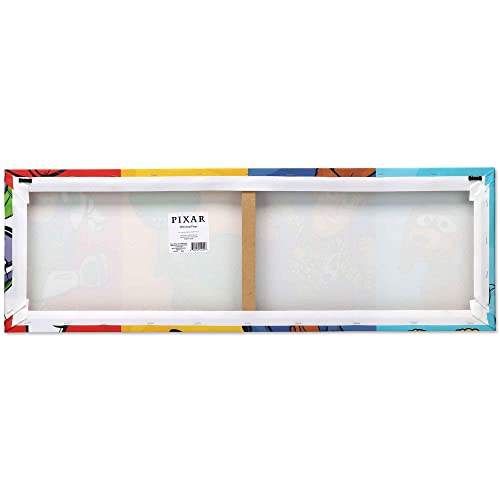 Open Road Brands Disney Pixar Toy Story Line Up Gallery Wrapped Canvas Wall Decor - Large Toy Story Painting Featuring Slinky, Woody, Rex and Buzz