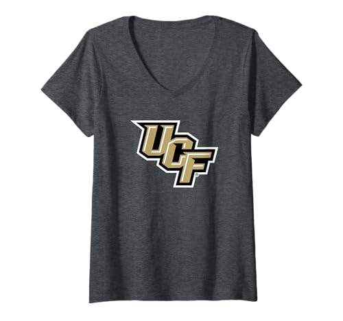 Womens Central Florida Golden Knights Icon Officially Licensed V-Neck T-Shirt