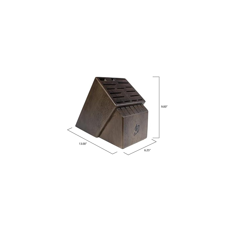 Shun-Cutlery-22-Slot-Knife-Block-Dark-Made-from-Beautiful-Dark-Stained-Wood-Authentic-Japanese-Universal-Knife-Block-Knife-Holder-for-Kitchen-Counter Shun Cutlery 22-Slot Knife Block (Dark), Made from Beautiful Dark-Stained Wood, Authentic, Japanese Universal Knife Block, Knife Holder for Kitchen Counter