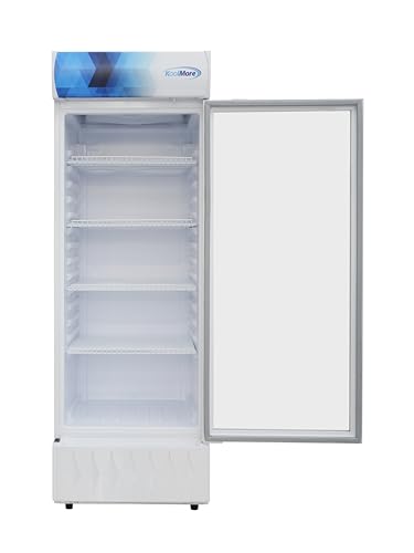 Image of KoolMore KM-MDR-1GD-12CWH 24 in. One-Door Commercial Merchandiser Refrigerator in White,12 cu. ft. ETL Listed for Safety and Sanitation