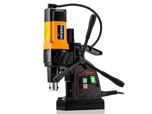 Foto von Magnetbohrmaschine Kernbohrmaschine Bohrmaschine Leicht Industrielle Magnetbohrer mit Weldon und Borkop Bohrfutter Fi-40mm / 1480W / 10kg / 690 U/min