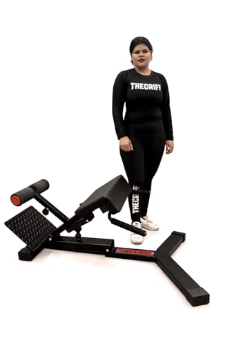 Image of Gym Hyper Bench Foldable Hyperextension Bench Adjustable & Foldable Heavy Duty