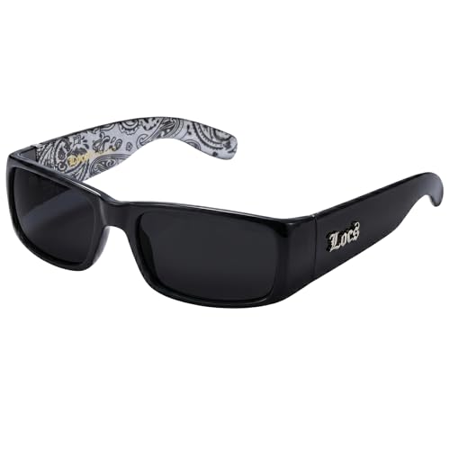 Image of Locs Mens Hardcore Gangster Sunglasses Bandana Print