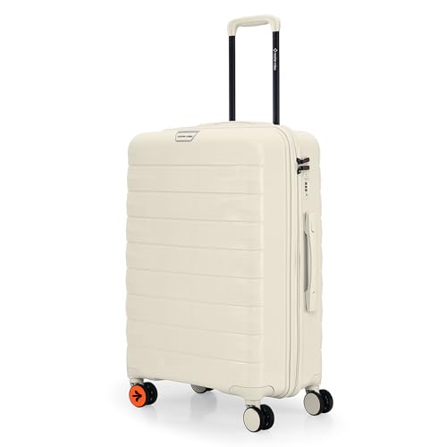 Nasher Miles Medium Polypropylene Spinner Vienna Hard-Sided Check...