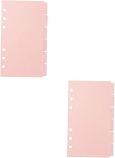 TEHAUX 12 Folhas Divisores De Fichário De Papel Deslizante A5 Abas De Fichário Páginas De Livros De Fotos Páginas De Fotos Para Álbum De Fotos Substituições De Páginas De Livro De Fotos