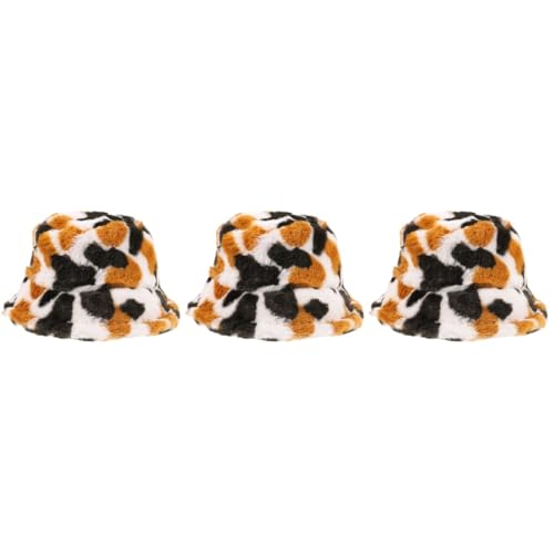 Chapeau de pêcheur peluche pour vos sorties d'hiver en bonnet imprimé