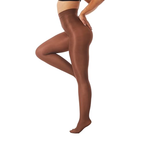 Image of Frola Shaping Tights for Women 70D Shimmery Pantyhose for Dance Ballet Glitter Socks