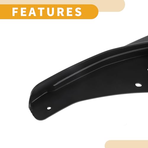 Image of Mud Flap Splash Guard - Car Front & Rear Side Mud Guards - for Volkswagen Tiguan R-Line 2019-2023 Plastic Black with Mount Accessories - 1 Set