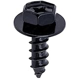 Rexka 30pcs Bumper Cover Splash Shield Mud Guard Screw Bolt for Toyota Lexus 90159-60498 RAV4 Avalon Camry Highlander Prius ES300h GS350