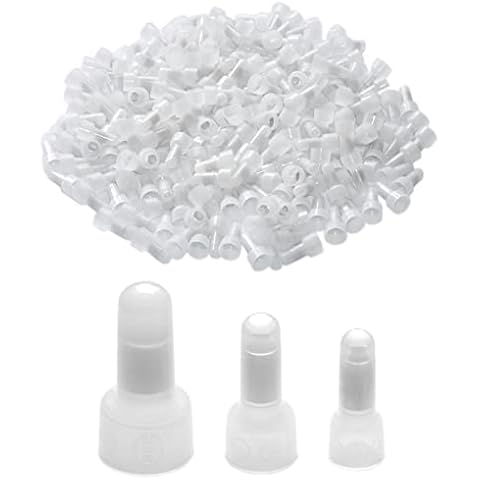400 PCS Nylon Insulation Wire Crimp Terminals,Wire Caps, Crimp Closed End Connectors Cover