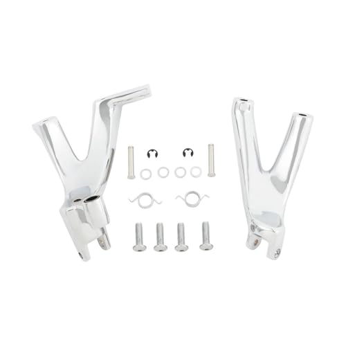 Repose-Pieds Moto Kit Support Fixation Avant Conducteur Sport Glide Fat Bob Breakout Custom
