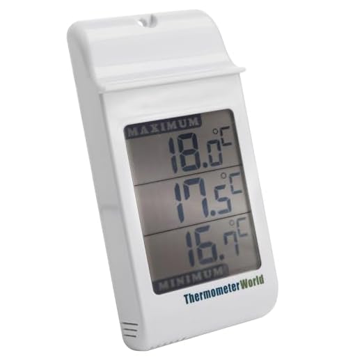 Digitales Gewächshausthermometer zur Überwachung von maximalen und minimalen Temperaturen, nützlich, kann im Innen- und Außenbereich verwendet werden