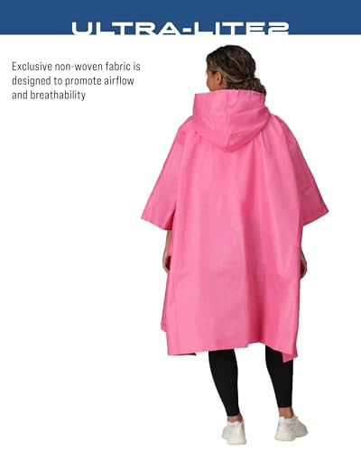 FROGG TOGGS Ultra-Lite2 Pink Poncho: Your Lightweight, Reusable Rain Shield - Image 3