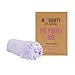Noughty 97% Natural Purple Microfibre Hair Towel, Hair Towel Wrap Quickly Absorbs Moisture, Reduces Breakage, Combats Frizz, Purple