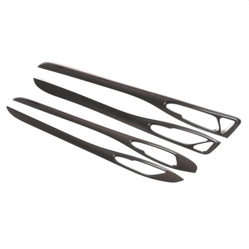 Cubierta de panel de puerta para Alfa Romeo Stelvio 2017-2020, tiras embellecedoras interiores