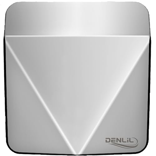 DENLIL Edelstahl elektrisch Händetrockner kommerzieller Hochleistungs mit HEPA Filter Trocknungszeit 7 Sekunden