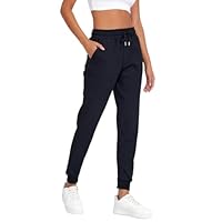 COMEOR Jogginghose Damen - Baumwolle Sporthose Lang Warme Trainingshosen, Frauen Freizeithosen, Sweatpants mit Regular Passform für Fitness, Yoga, Freizeit (Schwarz M)