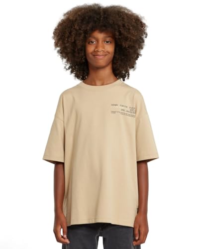 G-STAR T-Shirt SS Boxy Camiseta, Beige (Cream D26515-01-137), 14 años para Niños