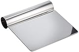 Producto útil y práctico De Buyer Industries - Cortador de masa recto de acero inoxidable (12 cm)