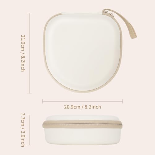 Yinke Case for WH-CH720N / WH-CH710N /WH-CH700N Headphone, Travel Protective Cover Storage Bag (White)