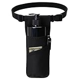 Tuhaoge Massage Bottle Bag Massage Oil Holster Lotion Holster Massage Therapist Massage Oil Holster Massage Lotion (TH-XJ1kd-Black)