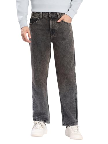 Image of BENE KLEED Men Heavy Fade Tinted Washed Effect Pure Cotton Jeans