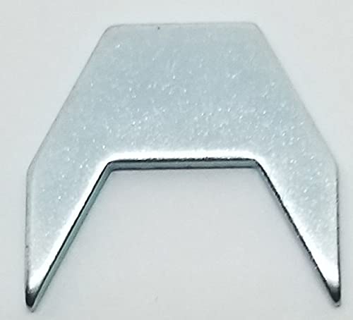 50 (Count) - 2 Prong Zinc Steel Drawer Stops Wood Cabinet 2 Prong Stop Block Slide Antique Vintage Retro