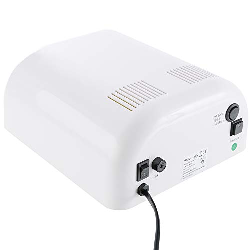 2 x UV Lichthärtungsgeräte UV Lampe inklusive 16 Röhren + 20 Feilen + 4 Buffer – Bild 8