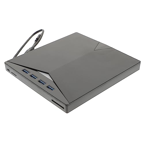 HOMSFOU USB 3.0 External DVD Burner Cd Drive Portable DVD ROM Rewriter for Desktop Laptop