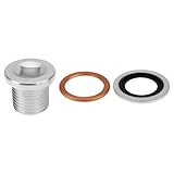 eMagTech 車用エンジンオイルドレンスクリュー 1102600Q0D 7703075012 M16x1.5 日産対応 ボルボ対応